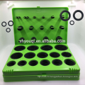 Waterproof o-ring AS568 / metric NBR o ring kit Rubber oring box excavator seals ring set